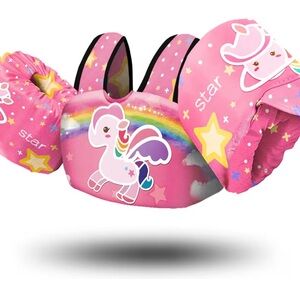 Pink Unicorn Swim Vest for Kids